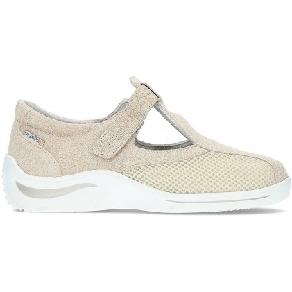 DIABETIC MEDIUM SHOES 0766 BEIGE