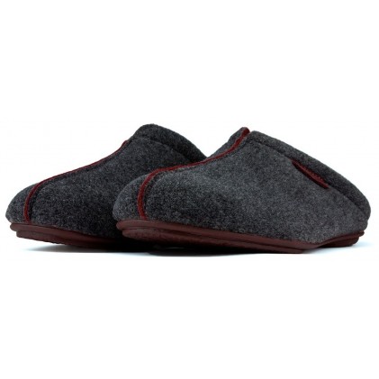 Slippers of house VULLADI COMODO GRIS_BURDEOS