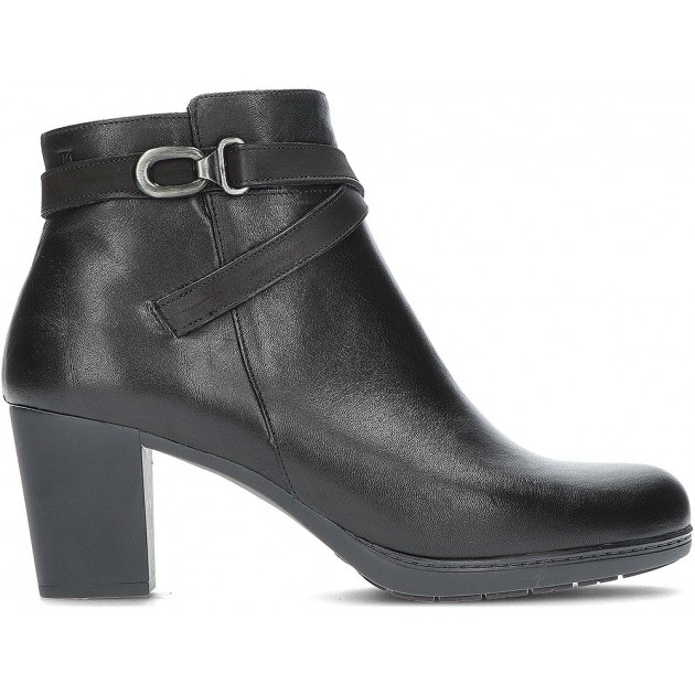 FLOWY ANKLE BOOTS EVELYN D8673 BLACK FLOWY ANKLE BOOTS EVELYN D8673 BLACK