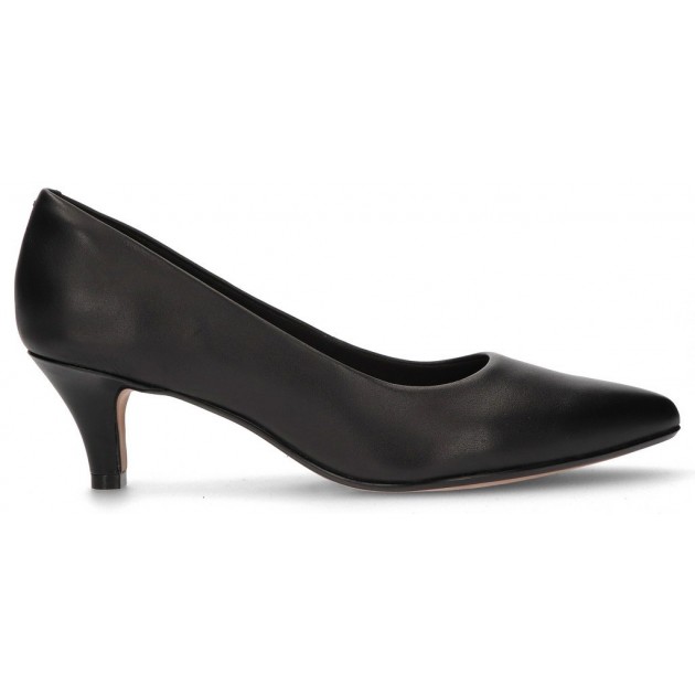 CLARKS LINVALE JERICA MATE SHOES BLACK CLARKS LINVALE JERICA MATE SHOES BLACK
