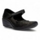 ARCOPEDIC ELASTIC WEDGE MANOLETINES W BLACK