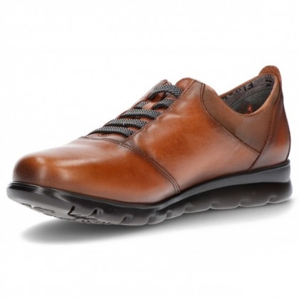 SHOES FLUCHOS F1181 HAVANA ESLA CUERO