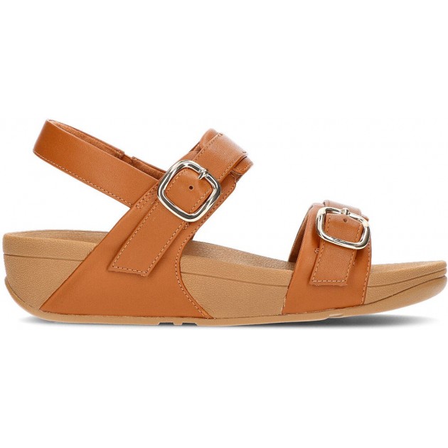 FITFLOP LULU ADJUSTABLE BACK-STRAP SANDALS TAN FITFLOP LULU ADJUSTABLE BACK-STRAP SANDALS TAN