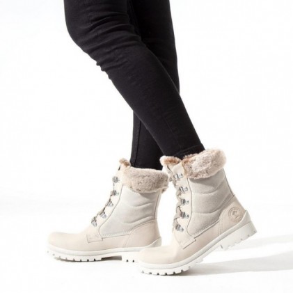 PANAMA JACK TUSCANI BOOTS WHITE