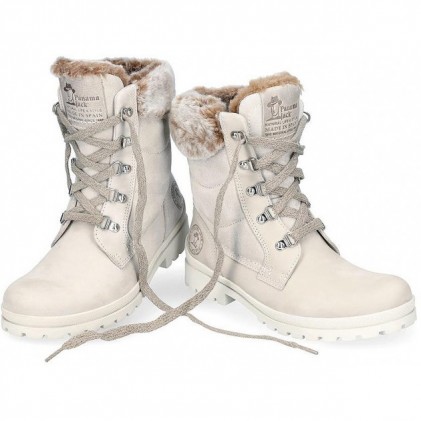 PANAMA JACK TUSCANI BOOTS WHITE