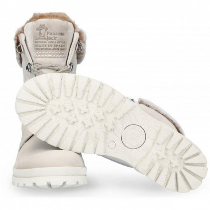 PANAMA JACK TUSCANI BOOTS WHITE