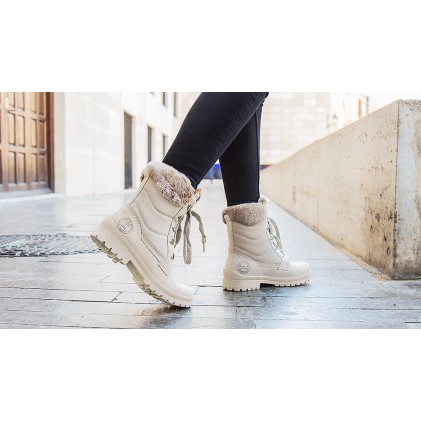 PANAMA JACK TUSCANI BOOTS WHITE