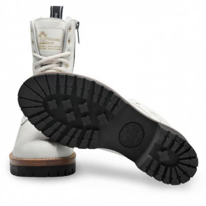 PANAMA JACK HAIRY PADMA BOOTS WHITE