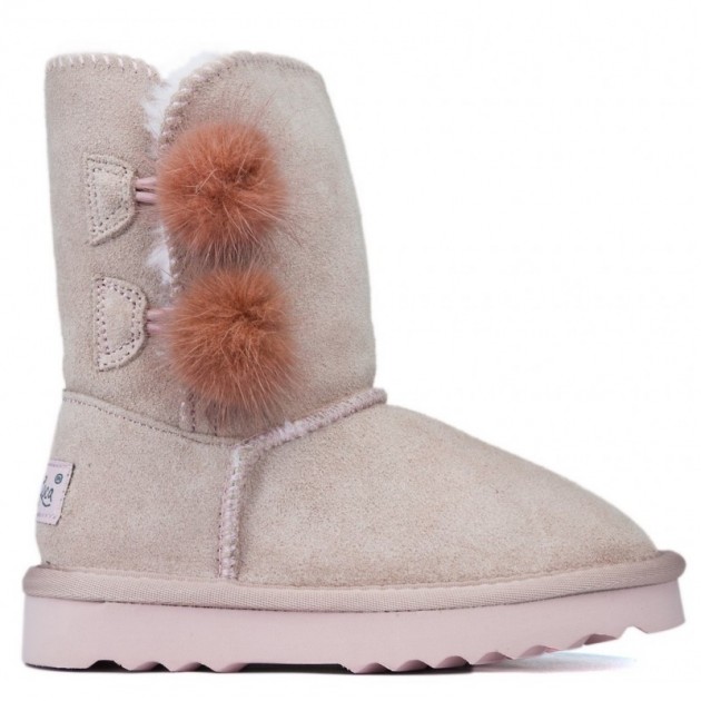Boots Oca Loca Pompon Rose ROSA Boots Oca Loca Pompon Rose ROSA