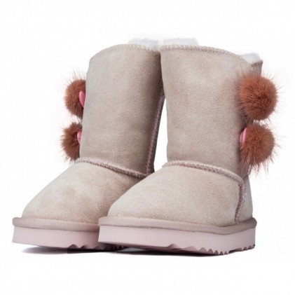 Boots Oca Loca Pompon Rose ROSA