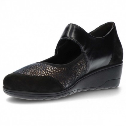 MEPHISTO BATHILDA MANOLETINS BLACK