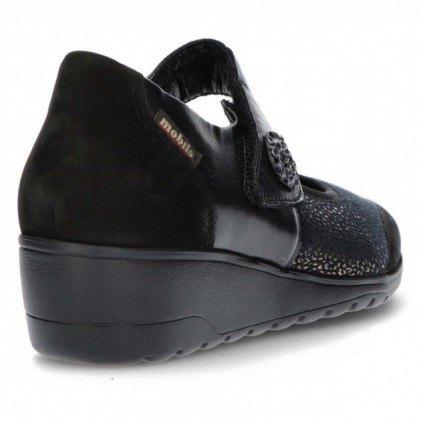 MEPHISTO BATHILDA MANOLETINS BLACK
