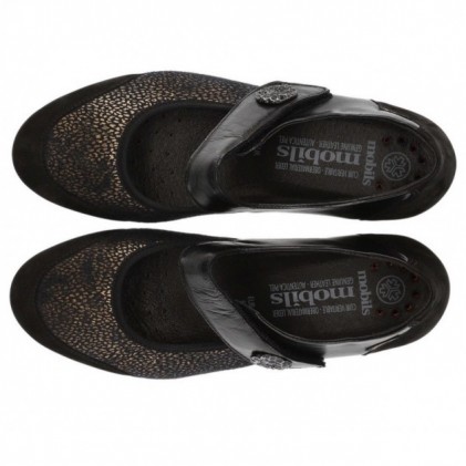 MEPHISTO BATHILDA MANOLETINS BLACK
