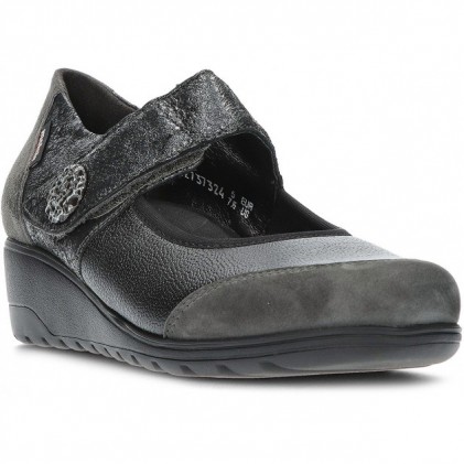 MEPHISTO BATHILDA MANOLETINS BLACK_CHARCOAL
