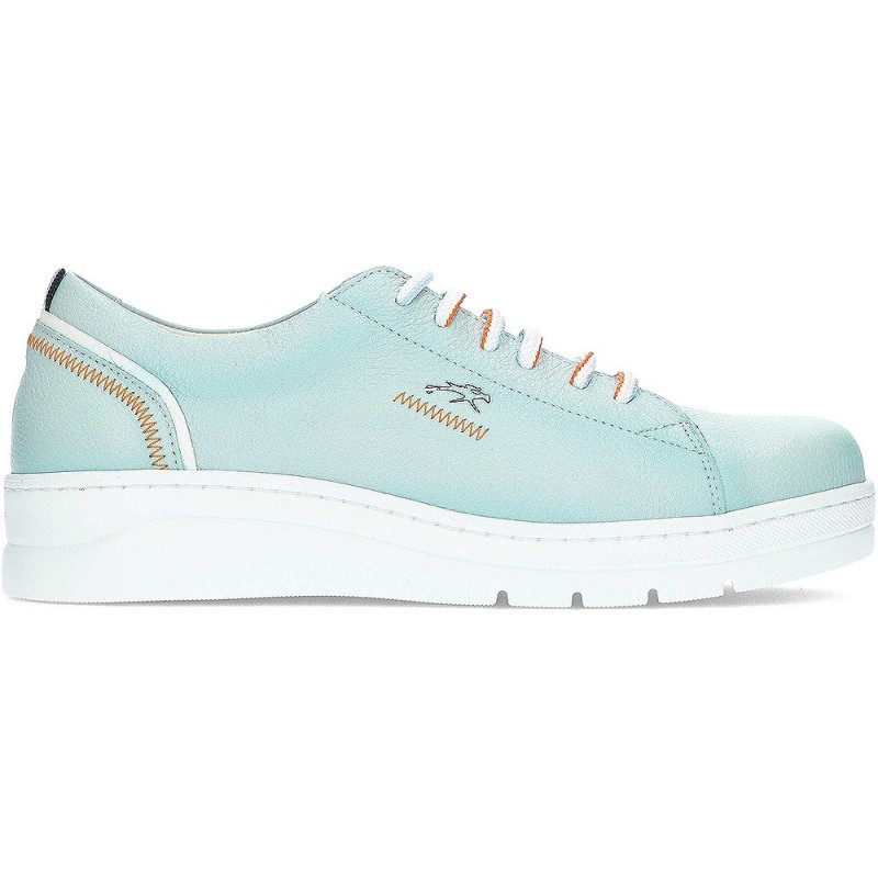 FLUCHES INDIAN SNEAKERS F1422 AQUA