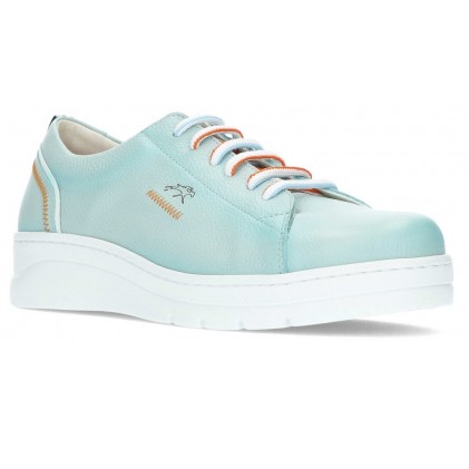 FLUCHES INDIAN SNEAKERS F1422 AQUA