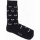 LONG FLOWERY SOCKS CA0009 NAVY