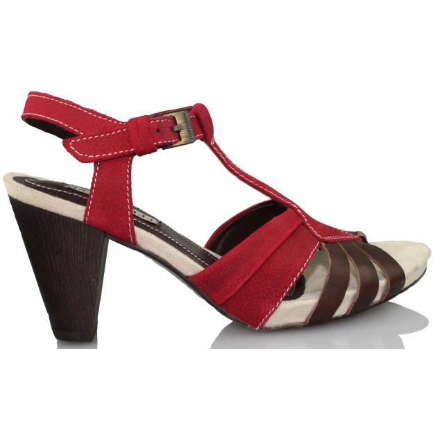 MARTINELLI heel sandal ROJO