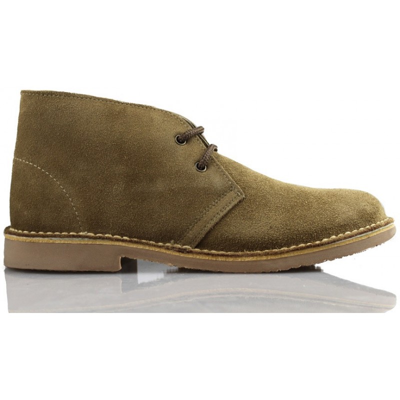 ARANCHA pisacacas safari unisex leather boot  BEIGE