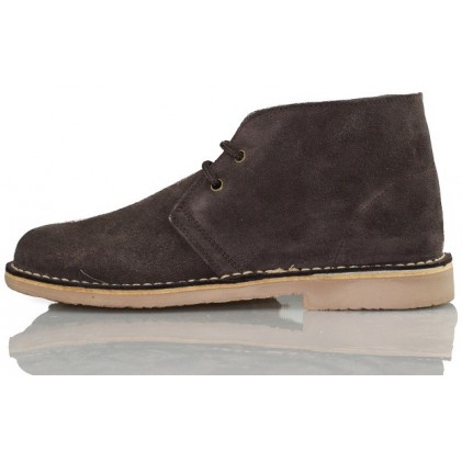 ARANCHA pisacacas safari unisex leather boot  MARRON