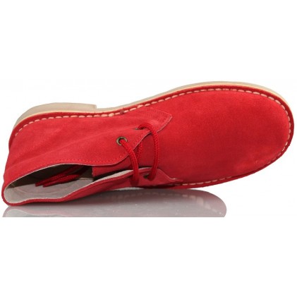 ARANCHA pisacacas safari unisex leather boot  ROJO