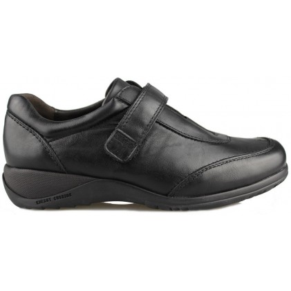 CALLAGHAN comfortable shoe Velcro  NEGRO