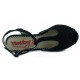 MUSTANG AFELPADO ZAPATO TACON MUJER  NEGRO
