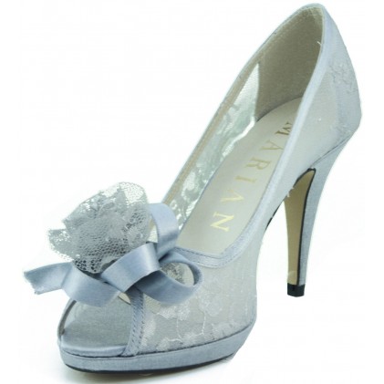 MARIAN COMODA SCARPA DA PARTY TRASPARENTE  PLATA