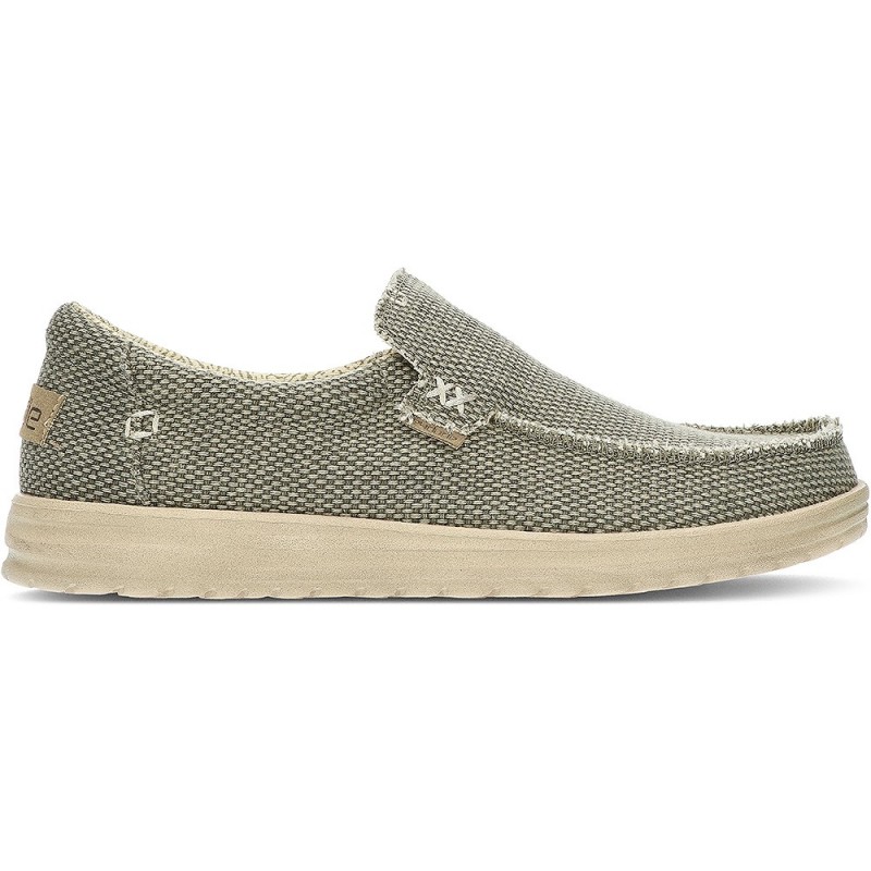 SCARPE INTRECCIATE DUDE MIKKA ARMY_GREEN