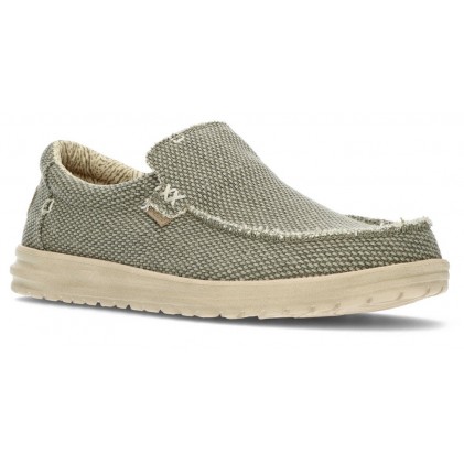 SCARPE INTRECCIATE DUDE MIKKA ARMY_GREEN