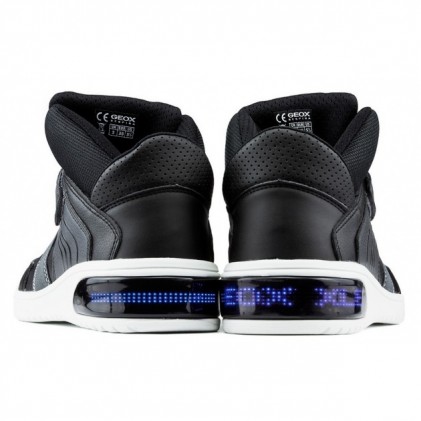 Booties Luci GEOX JR XLED BOY BLACK