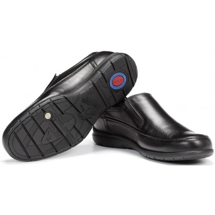 FLUCHOS 8499 LUCA AVE MOCASSINO UOMO NEGRO