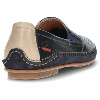 FLUCHOS F1177 MOCASSINI DORIAN AZUL
