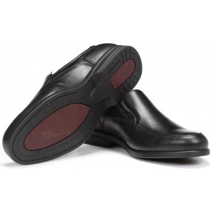 FLUCHOS 8902 MALLORCA SANOTAN MAITRE MOCASINO UOMO NEGRO
