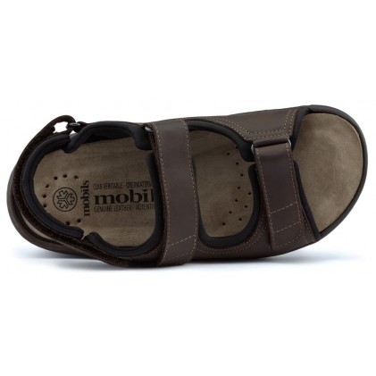 MEPHISTO VALDEN VELCRO MARRON