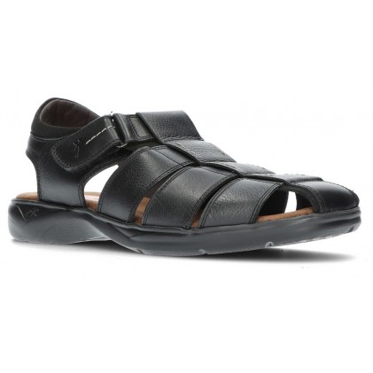 SANDALI DA UOMO FLUCHOS F0533 DOZER SALVATE NEGRO