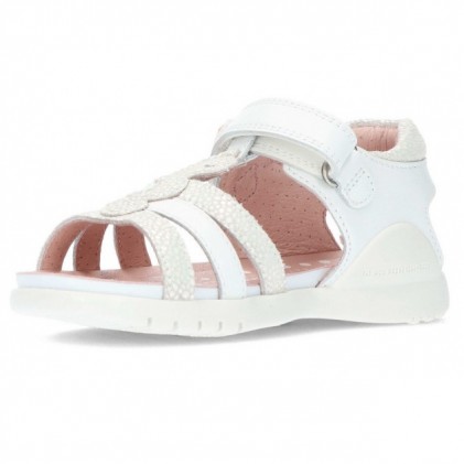 SANDALIA BIOMECANICA SAUVAGE CABALLITO 222208 WHITE