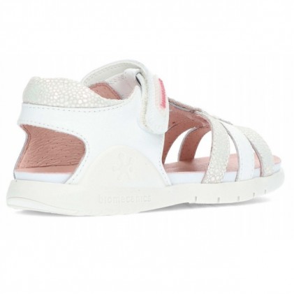 SANDALIA BIOMECANICA SAUVAGE CABALLITO 222208 WHITE