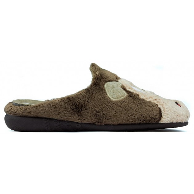 Pantofole da casa VULLADI MONTBLANC DOG MARRON Pantofole da casa VULLADI MONTBLANC DOG MARRON
