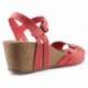 INTERBIOS W Sandal comoda donna anatomica ROJO