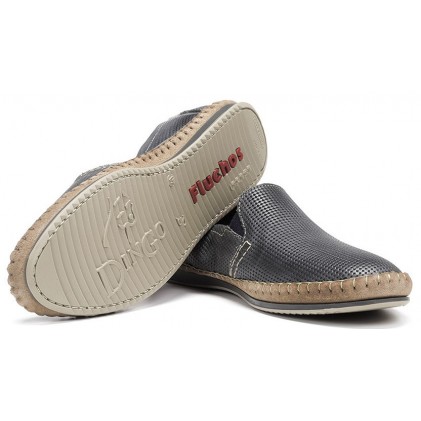 FLUCHOS 8674 LUXE SURF BAHAMAS MOCASSINO UOMO MARINO_TAUPE