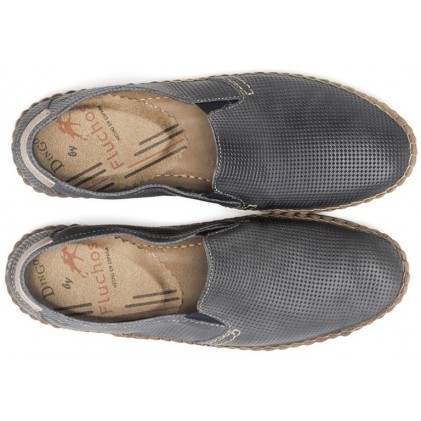 FLUCHOS 8674 LUXE SURF BAHAMAS MOCASSINO UOMO MARINO_TAUPE