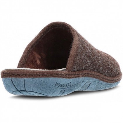 PANTOFOLE NORDIKAS TIROLO 1728 MOKA