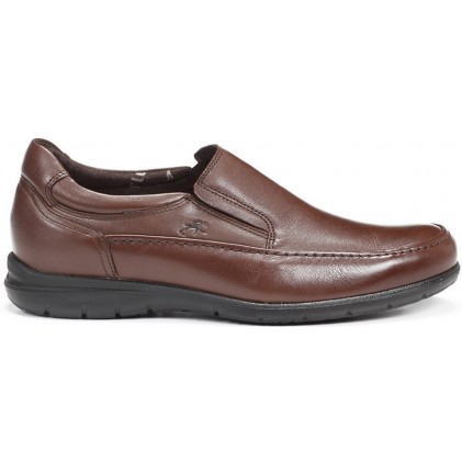FLUCHOS 8499 LUCA AVE MOCASSINO UOMO CASTANO