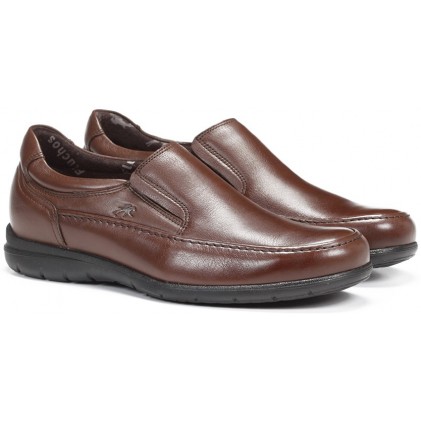 FLUCHOS 8499 LUCA AVE MOCASSINO UOMO CASTANO