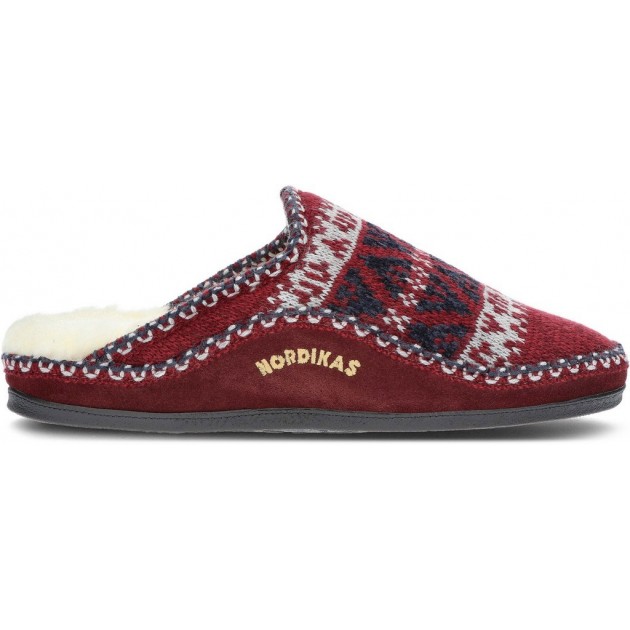 PANTOFOLE NORDIKAS CLASSIC CAB 2502 BURDEOS PANTOFOLE NORDIKAS CLASSIC CAB 2502 BURDEOS