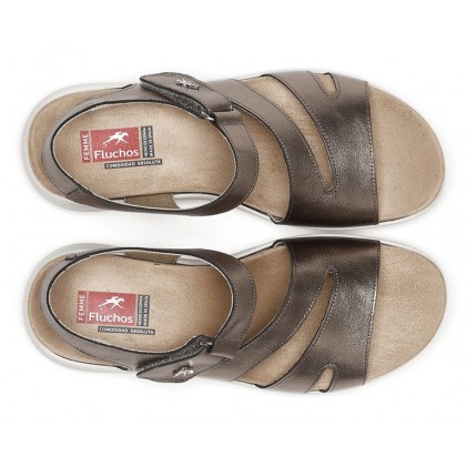 SANDALO FLUCHOS YAGON F1478 TAUPE