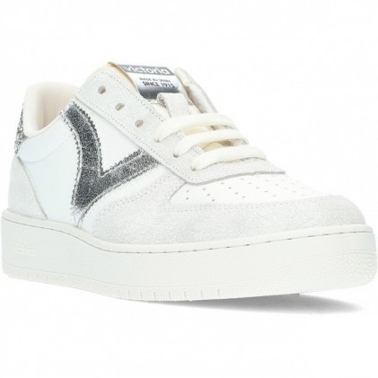 VICTORIA MADRID SNEAKERS CRACKED 1258233 PLATA