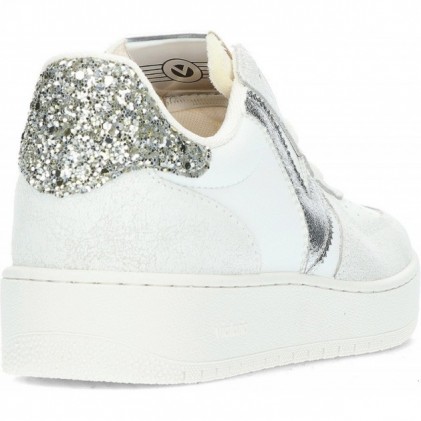 VICTORIA MADRID SNEAKERS CRACKED 1258233 PLATA