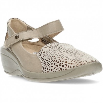 BALLERINE CON CLIP ARCOPEDICO 4835 TORTORA TAUPE